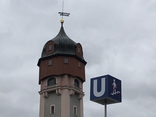 U – Bahn -Baustelle am Schützenhaus vom Sa. 19. bis Mo. 28. April